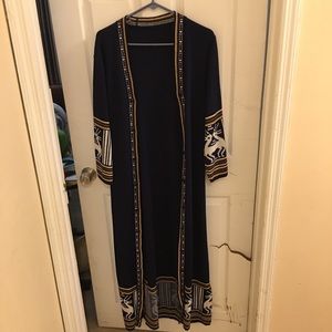 Vintage sweater duster